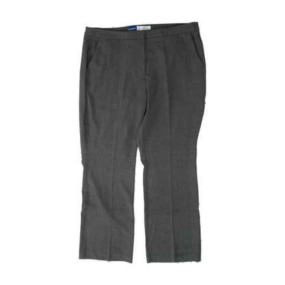 Gray Bootcut Pants