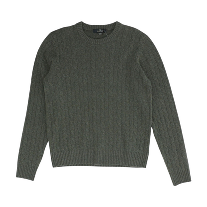 Olive Solid Cardigan Sweater