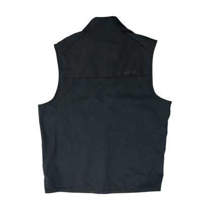 Black Solid Active Vest