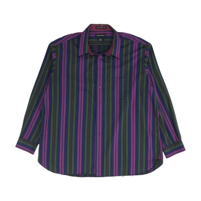 Multi Striped Long Sleeve Button Down