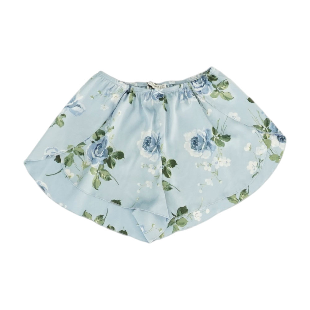 Blue Floral Pajama Set