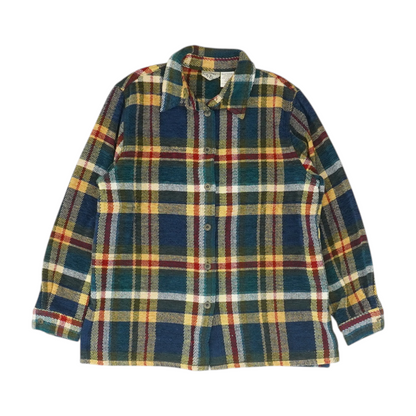 Multi Plaid Flannel Button Down