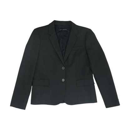 Gray Solid Blazer