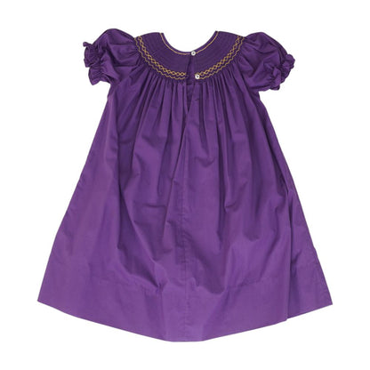 Purple Solid Dress