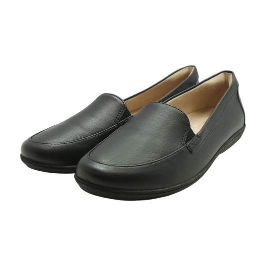 Black Slip-On Flats