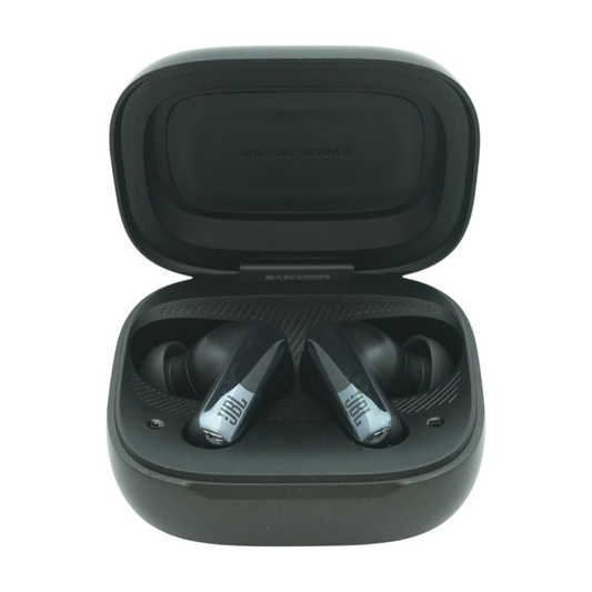 Black Live Beam 3 Wireless Earbuds