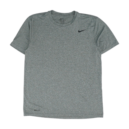 Gray Solid Active T-Shirt