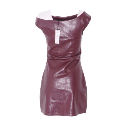Burgundy Mini Dress
