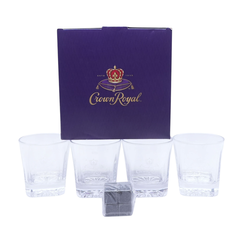 Crown Royal Whiskey Glass Set – Image 1