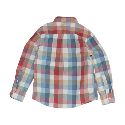 Multi Check Long Sleeve Button Down