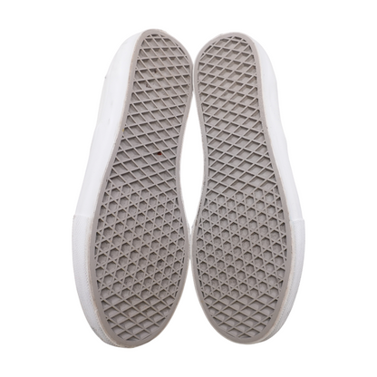 White Slip-On Athletic Shoes