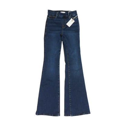 Navy Bell Bottom Jeans