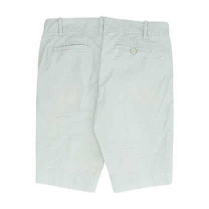 Gray Solid Chino Shorts