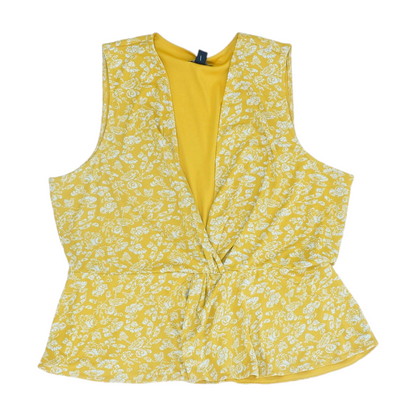 Yellow Floral Blouse