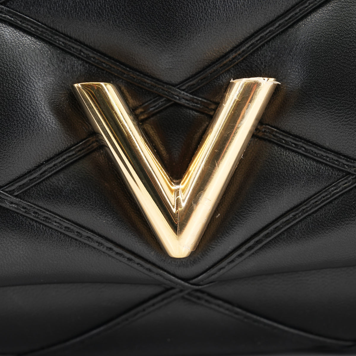 GO-14 MM in Black Quilted Leather