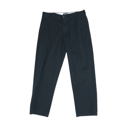 Black Solid Chino Pants