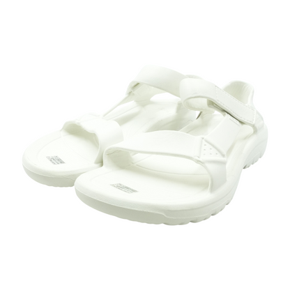 White Flat Sandals