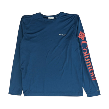 Blue Solid Active T-Shirt