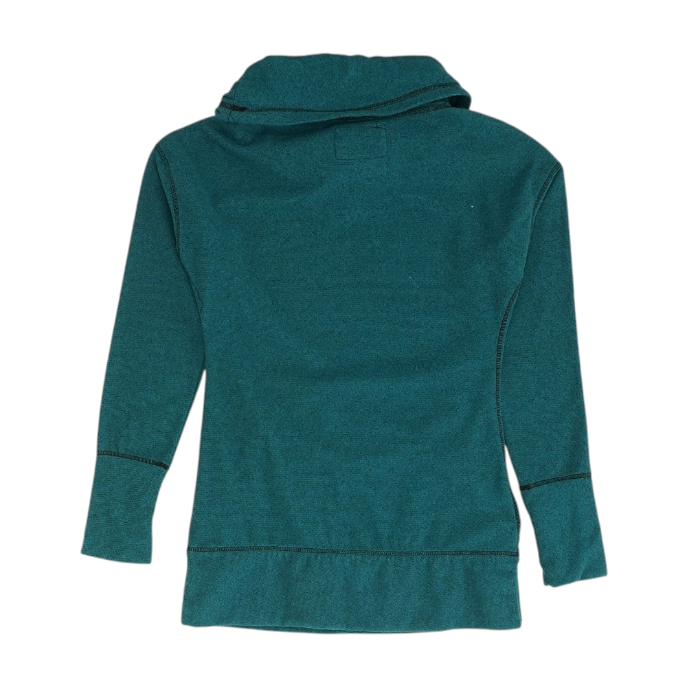 Teal Solid Sweatshirt Pullover