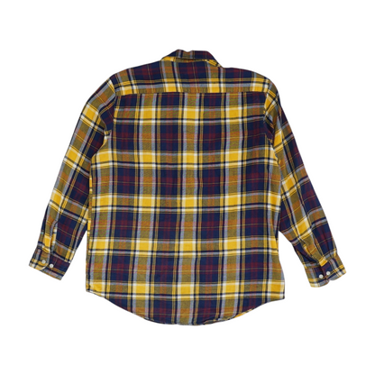 Multi Plaid Flannel Button Down