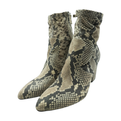 Gray Ankle Boots