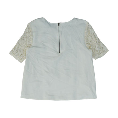 Ivory Floral Blouse