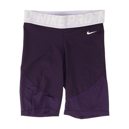 Deep Purple Solid Active Shorts