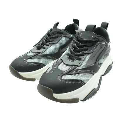 Gray Lace Up Casual Shoes