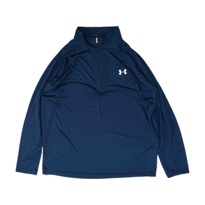 Navy Solid 1/4 Zip Pullover
