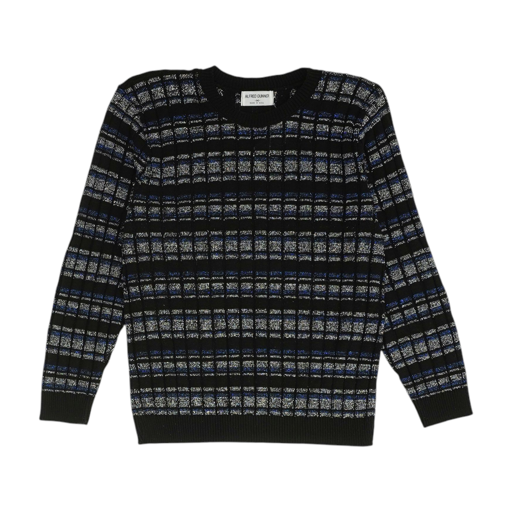 Black Striped Pullover Sweater