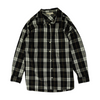 Black Plaid Button Down