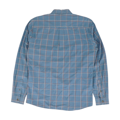 Blue Check Long Sleeve Button Down