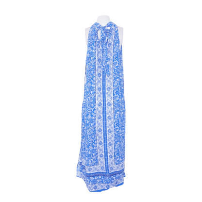 Blue Floral Maxi Dress