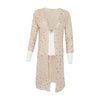 Tan Polka Dot Cardigan