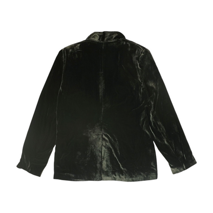 Green Solid Blazer