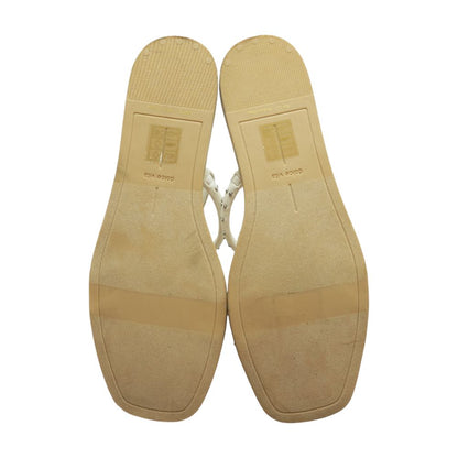 White Flat Sandals