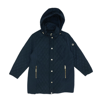 Navy Petite Solid Jacket