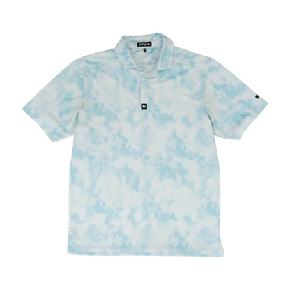 Blue Print Short Sleeve Polo