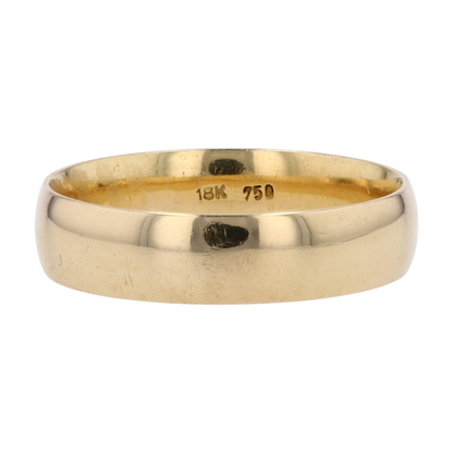 18K Yellow Gold Band
