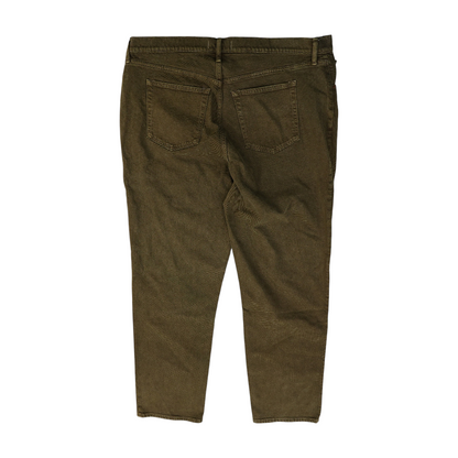 Brown Long Straight Jeans
