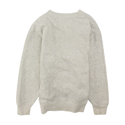 Gray Solid Sweatshirt Pullover