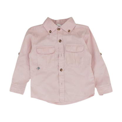 Pink Long Sleeve Button Down