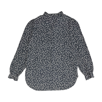 Graphite Polka Dot Blouse