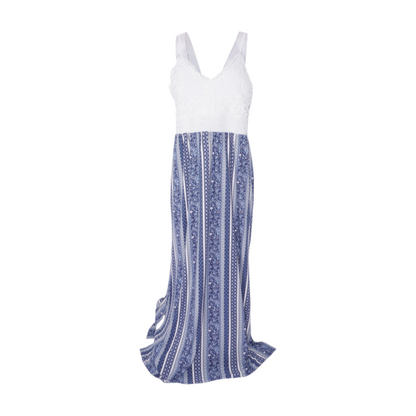 Blue Plus Floral Maxi Dress