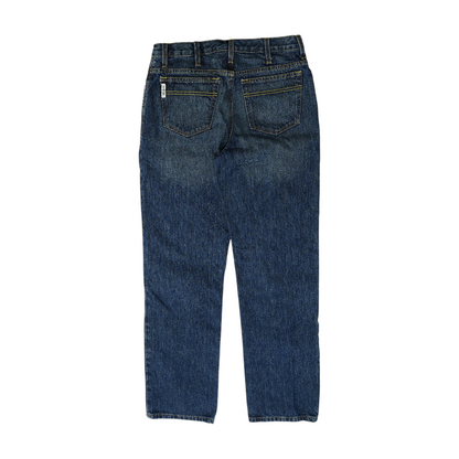 Navy Straight Jeans