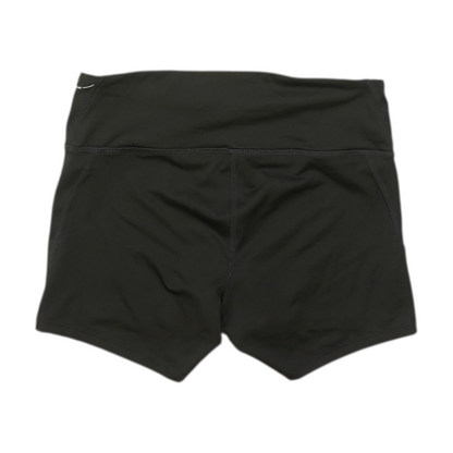 Black Solid Active Shorts