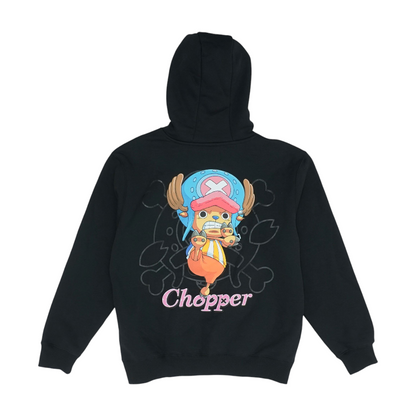 Black Solid Hoodie Pullover