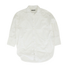 White Solid Long Sleeve Button Down