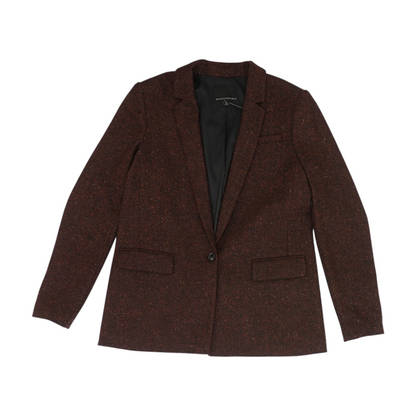 Burgundy Chevron Blazer
