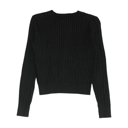 Black Cardigan Sweater